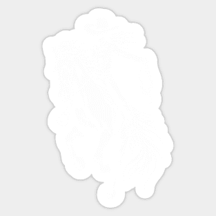 American Western Cowgirl Sticker